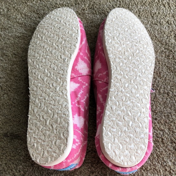 Toms pink printed slip on - Picture 4 of 7